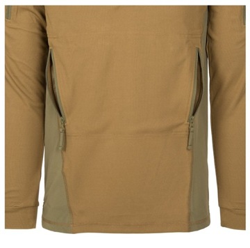 МУЖСКАЯ ТОЛСТОВКА С КАПЮШОНОМ-КЕНГУРУ RANGE HOODIE HELIKON OLIVE/BLACK