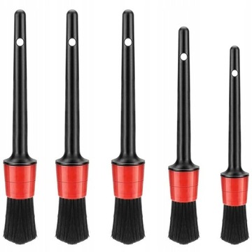 ZESTAW PĘDZLI DETAILINGOWYCH DO MYCIA CZYSZCZENIA