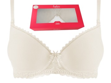 HENDERSON BIUSTONOSZ STANIK PUSH UP KASSIDY BEŻOWY 70D + WORECZEK DO PRANIA