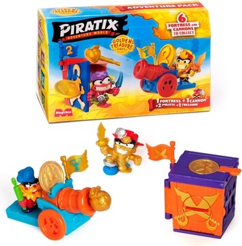 MAGICBOX - PIRATIX - SERIA GOLDEN TREASURE - ADVENTURE PACK - ARMAT + FORT