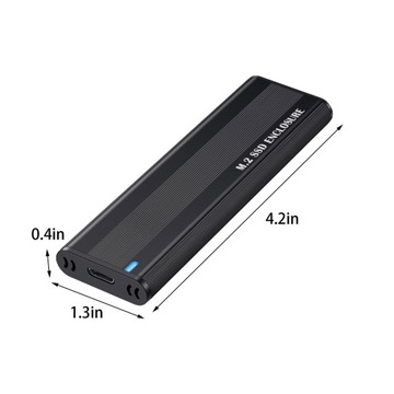 Легкая запасная карта расширения M.2 NVMe во внешнем корпусе с двумя