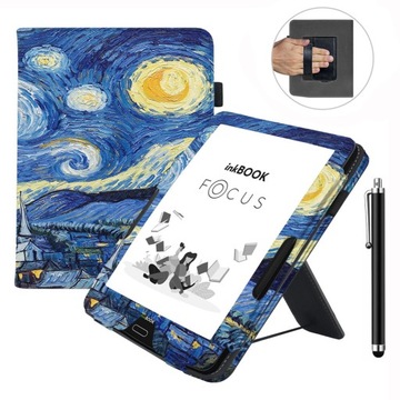 ETUI CASE SKÓRZANE GRAFICZNE do INKBOOK FOCUS 7.8