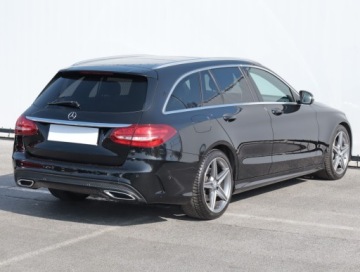 Mercedes Klasa C W205 2017 Mercedes C C 180 d, Skóra, Navi, Klima, zdjęcie 4