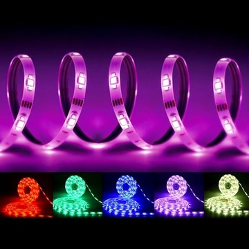Светодиодная лента RGB длиной 5 м с подсветкой для телевизора с пультом дистанционного управления USB-контроллером