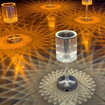 СВЕТОДИОДНАЯ СЕНСОРНАЯ ЛАМПА CRYSTAL DIAMOND RGB + ПУЛЬТ ДУ USB