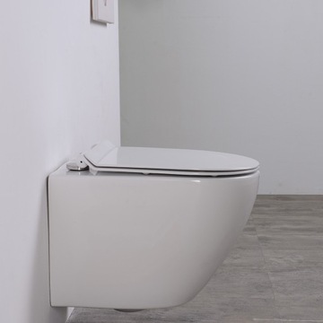 КАРКАСНОЕ СИДЕНЬЕ ДЛЯ УНИТАЗА SLIM BUTTON ARBO БЕТОННЫЙ КОМПЛЕКТ 7в1