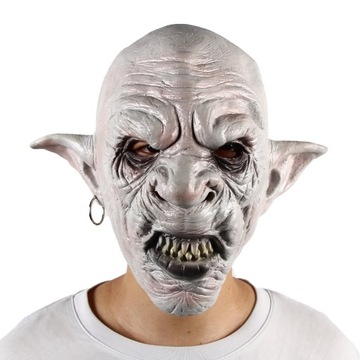MASKA Horror biały Demon maska lateksowa Halloween