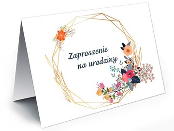 Zaproszenia na urodziny 18 30 40 50 60 70 ogólne