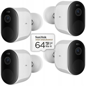 НАРУЖНАЯ КАМЕРА IMILAB EC4 + ШЛЮЗ +4xEC4 +64 ГБ