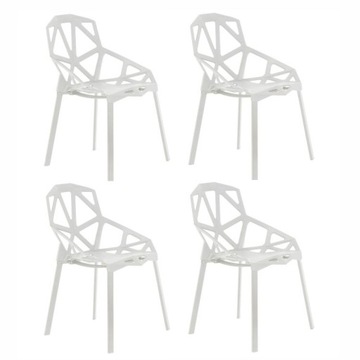 Zestaw krzeseł 4x nowoczesny design LOFT WYSOKA JAKOŚĆ BARDZO TRWAŁE HIT!
