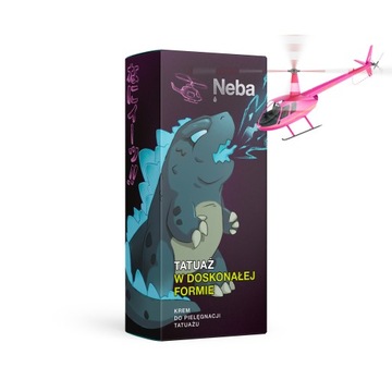 NATURALNY KREM do regeneracji gojenia pielęgnacji TATUAŻU NEBA 50 ml POLSKI