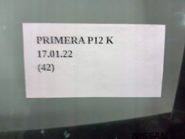 KLIKA DVEŘE LEVÝ ZADNÍ NISSAN PRIME P12 KOMBI 2.0