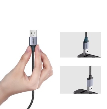 UGREEN USB A - КАБЕЛЬ MICRO USB ДЛЯ ЗАРЯДКИ, ПЕРЕДАЧИ ПРОЧНОГО КАБЕЛЯ, 2 М