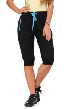 ЧЕРНАЯ ЖЕНСКАЯ СВИТШОТА С КАРМАНАМИ MORAJ RIB S 3/4