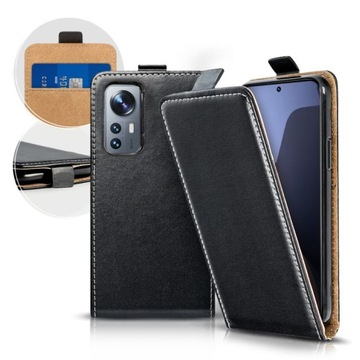 Skórzana kabura do Xiaomi Redmi Note 10 Pro / Redmi Note 10 Pro Max czarny