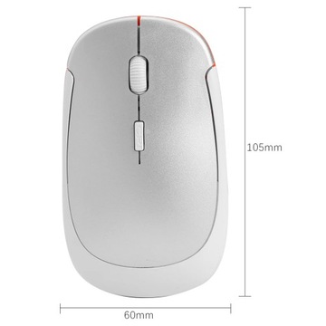 Беспроводная мышь 2,4G, USB 2.0-приемник, супертонкая, маленькая, симпатичная