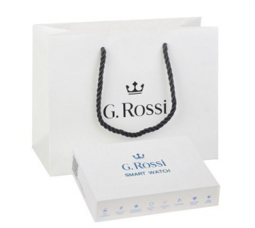 СМАРТ-ЧАСЫ G. ROSSI SW010-11 ЧЕРНЫЕ ЭЛЕГАНТНЫЕ СПОРТИВНЫЕ ЧАСЫ В ПОДАРОК