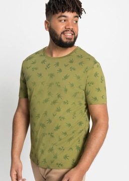 B.P.C t-shirt męski zielony z nadrukiem r.M