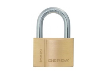 GERDA BRASS LINE KMZ S6010A Латунный навесной замок 60 мм