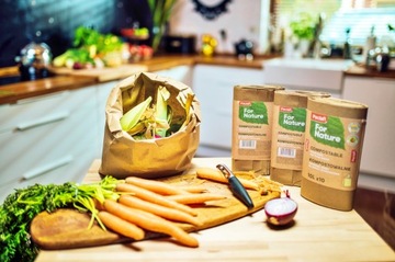 КОМПОСТИРУЕМЫЕ БУМАЖНЫЕ ПАКЕТЫ ДЛЯ МУСОРА PACLAN 10л 10