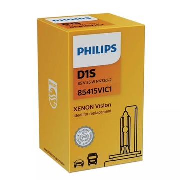 Żarnik D1S PHILIPS Xenon Vision 85V 35W 4300K / Alkotest w zestawie !