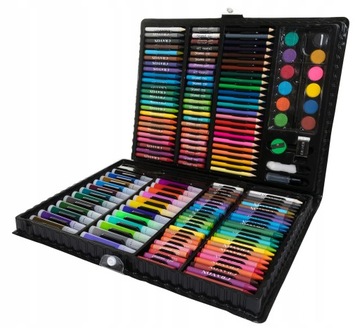 ХУДОЖЕСТВЕННЫЙ НАБОР ДЛЯ РАСКРАСКИ, МАЛКИ 168, ЧЕМОДАН