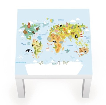 NAKLEJKA STOLIK IKEA LACK NAKLEJKI MEBLE LAMINAT !