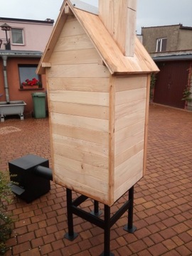 Садовая коптильня, камин 5 мм