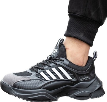 Męskie Buty robocze ochronne Oddychający BHP Sportowe półbuty Damskie 36-46