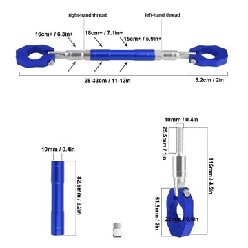 ПОПЕРЕЧИНА РУЛЯ 22 мм ПОПЕРЕЧНА