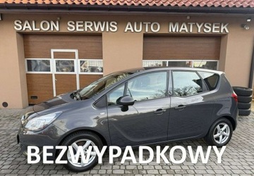 Opel Meriva II Mikrovan Facelifting 1.4 Twinport ECOTEC 100KM 2016 Opel Meriva 1,4 100KM Klimatyzacja 2xPDC 1Wlasciciel 1.4 Benzyna 100KM