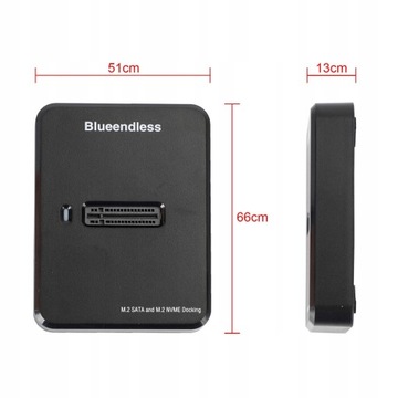 АДАПТЕР SSD ДЛЯ НАКОПИТЕЛЯ M2 SATA/NVME USB-C 3.1