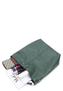 Женская сумка LUIGISANTO Зеленая Экокожа