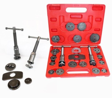КОМПЛЕКТ ДЛЯ СНЯТИЯ ТОРМОЗНОГО ПОРШНЯ, 21 ЭЛЕМЕНТ.