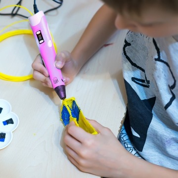 3D 3D -ручка для детей 3D -принтер Magic Pen + вставки 160 метров