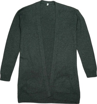 Gap Klasyczny Dziewczęcy Sweter Grafitowy Sweterek Narzutka Bawełna 110 cm