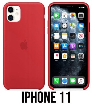 Etui do APPLE iPhone 11 - Czerwony + GRATIS