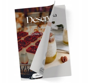 PUCHARKI DESEROWE 90ML NA NÓŻCE NA PRZEKĄSKI DESERY DESEROWE 25 sztuk