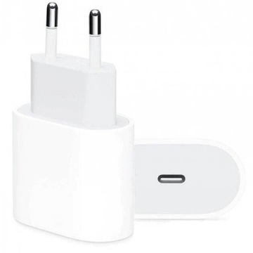 БЫСТРОЕ СЕТЕВОЕ ЗАРЯДНОЕ УСТРОЙСТВО USB C 20 Вт + КАБЕЛЬ 1 М ДЛЯ IPHONE FAST CHARGE CUB