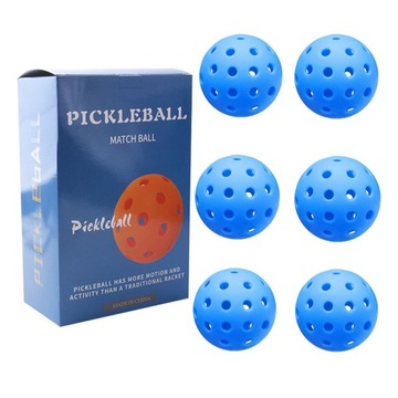 6 sztuk/zestaw Pickleball 40 otworów Praktyka