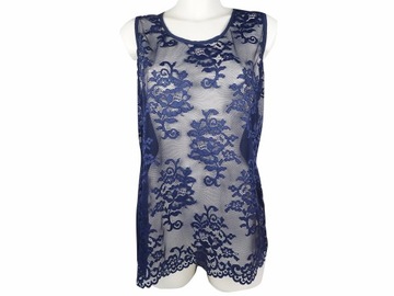 intimissimi TOP bluzka koronka granatowa L 40