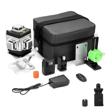 Poziomica Laserowa 4D 16 linii Laser krzyżowy 360