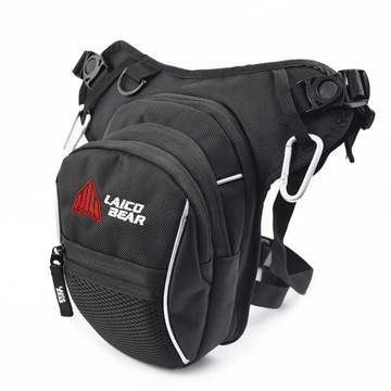 LAICOBEAR Wodoodporna Torba Motocyklowa Udo Biodro 5,5-7,5L Noga Nerka RED