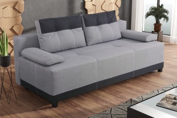 Kanapa GOLD 4 Wersalka Sofa Rozkładana Bonel Automat DL Odcienie Szarości