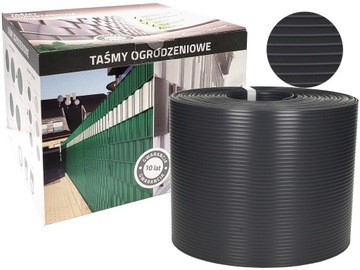 TAŚMA OGRODZENIOWA PP OSŁONA 26mb GRAFIT ANTRACYT