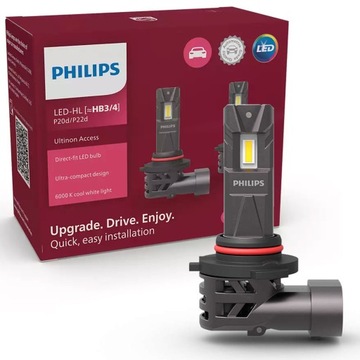 Philips Żarówki LED Ultinon Access UA2500 HB3/HB4 12V