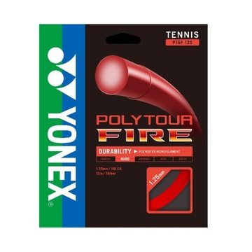 Yonex POLY TOUR FIRE 1.25 - RED