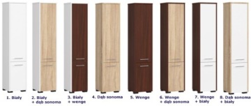 ПОЛКА ДЛЯ ВАННОЙ 5 ДВЕРЕЙ = ВЕНГЕ = МАТ