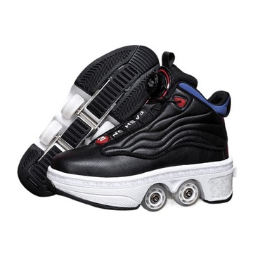 Nowy 4 koła Skate buty moda Roller Parkour-Promocja!