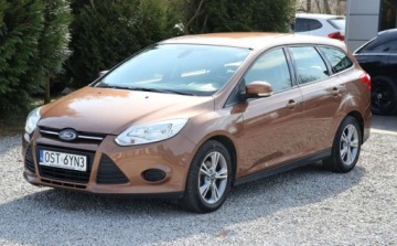 Ford Focus III Kombi 1.0 EcoBoost 100KM 2013 Ford Focus SW KLIMA, Multifunkcja, El. Szyby, Czujniki cofania, Zadbany, G